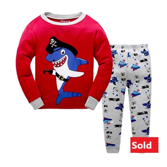 Other - Shark Pajamas-2 Pc. Size 6